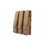 Triple magazine pouch for MP5 type magazines - coyote (ACM)